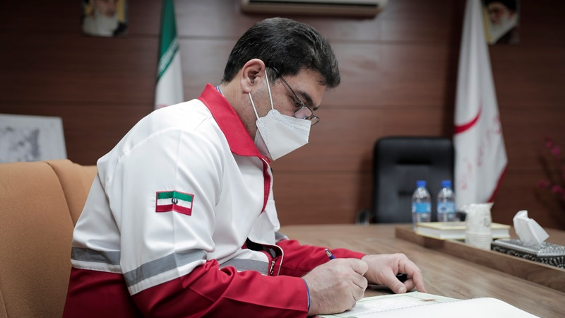 پیام تسلیت دکتر همتی خطاب به رئیس هلال‌احمر فلسطین در پی شهادت شهروندان فلسطینی